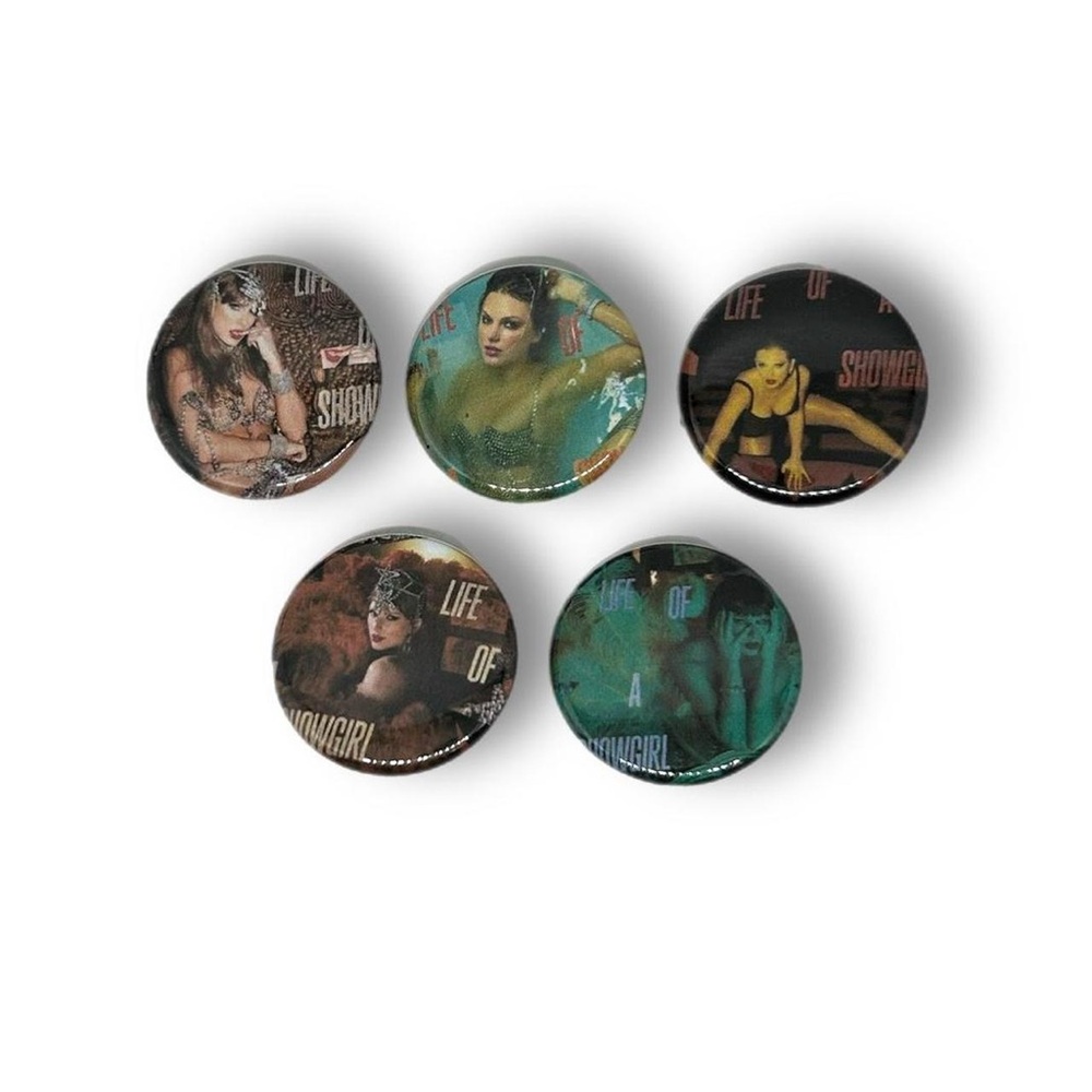 Life of a Showgirl Button Set
